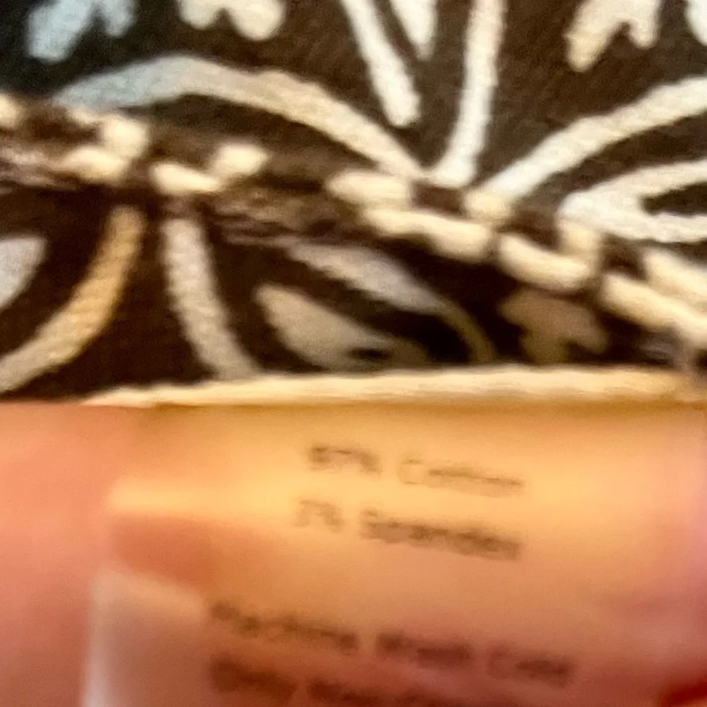 Talbots Cropped Brown Blazer Size 10 circular pattern - Picture 6 of 7